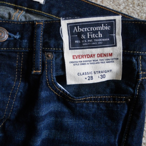 Abercrombie & Fitch Classic Straight Jeans 28/30 - Picture 3 of 6